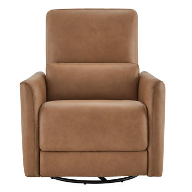 Thomas premium top grain best sale leather power recliner chair